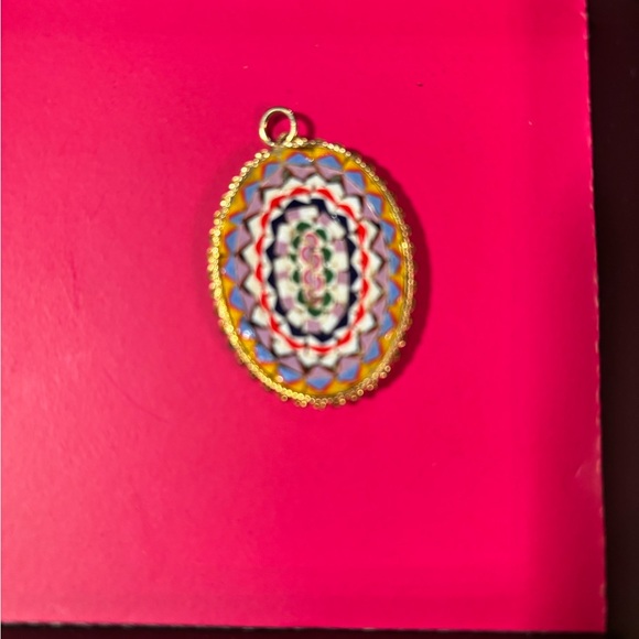 Jewelry - Micro Mosaic Oval Pendant